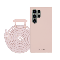 Samsung S24 Ultra ROSÉ PINK CASE + ROSÉ PINK CORD