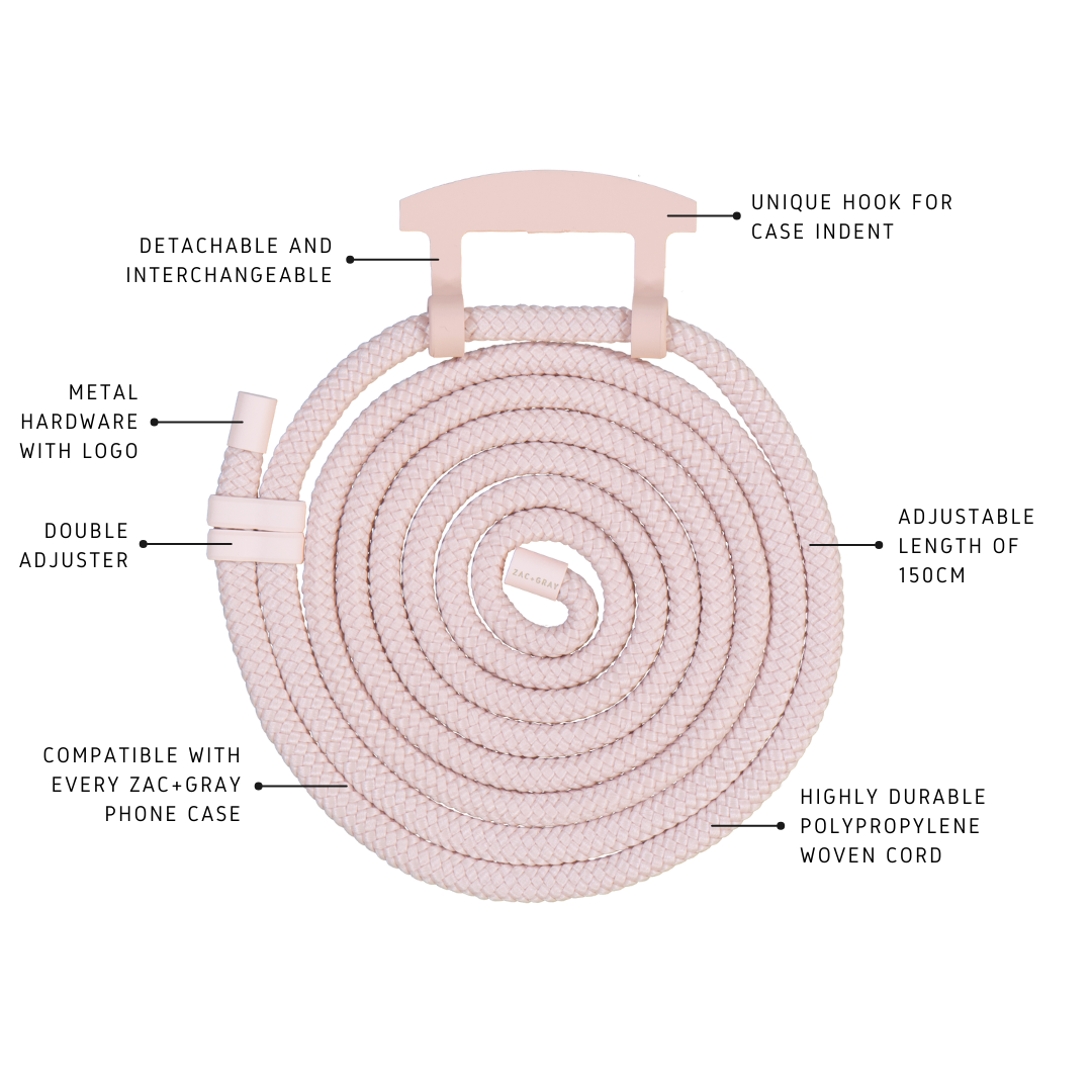 Samsung S24 Ultra ROSÉ PINK CASE + ROSÉ PINK CORD