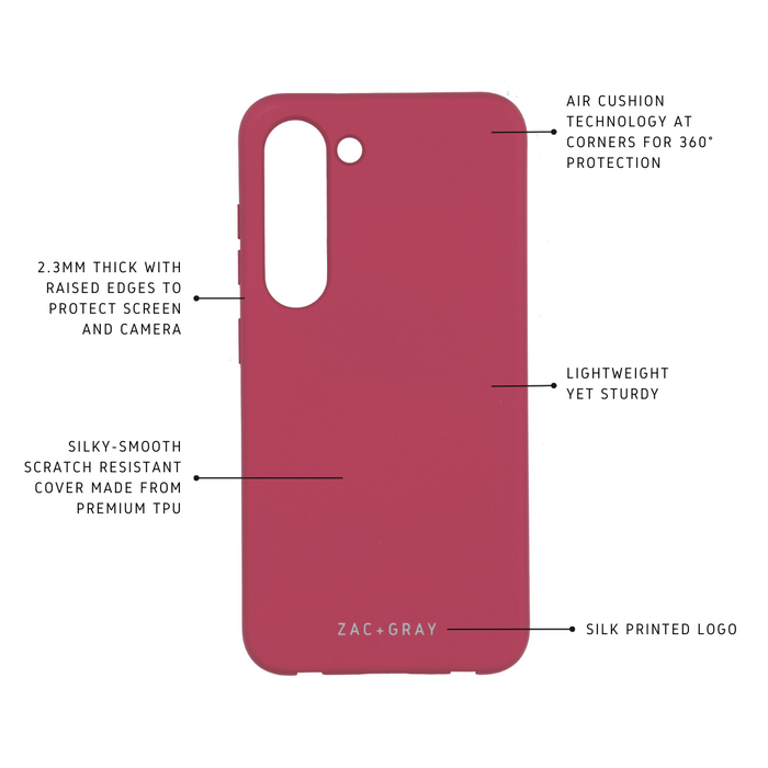 Samsung S25 Plus RASPBERRY RED CASE