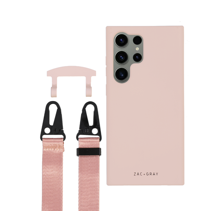 Samsung S24 Ultra ROSÉ PINK CASE + ROSÉ PINK STRAP