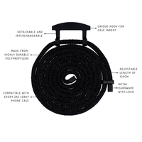 iPhone 12 Mini MIDNIGHT BLACK CASE + CORD
