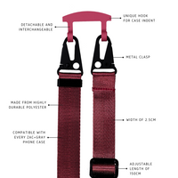 Samsung S25 Plus RASPBERRY RED CASE + RASPBERRY RED STRAP