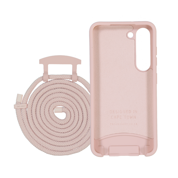 Samsung S25 Plus ROSÉ PINK CASE + ROSÉ PINK CORD