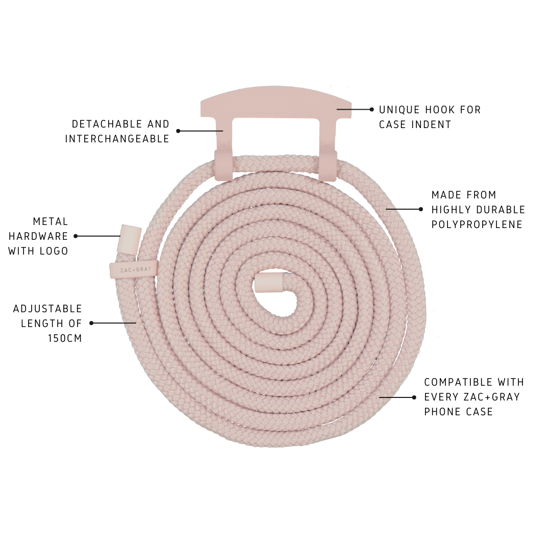 Samsung S25 Plus ROSÉ PINK CASE + ROSÉ PINK CORD