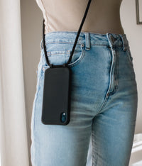 Samsung S25 Plus MIDNIGHT BLACK CASE + MIDNIGHT BLACK CORD